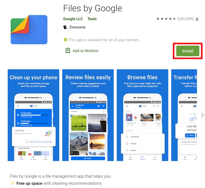 Download Files by Google